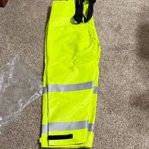 Arc light high visability Yellow Work  Pants FR rated Nasco